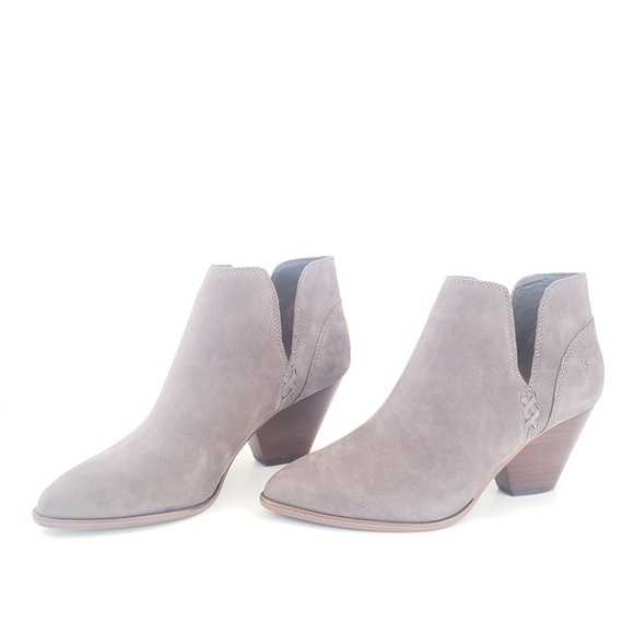 Frye Ankle Boots Bootie Shoes Grey - Picture 4 of 8